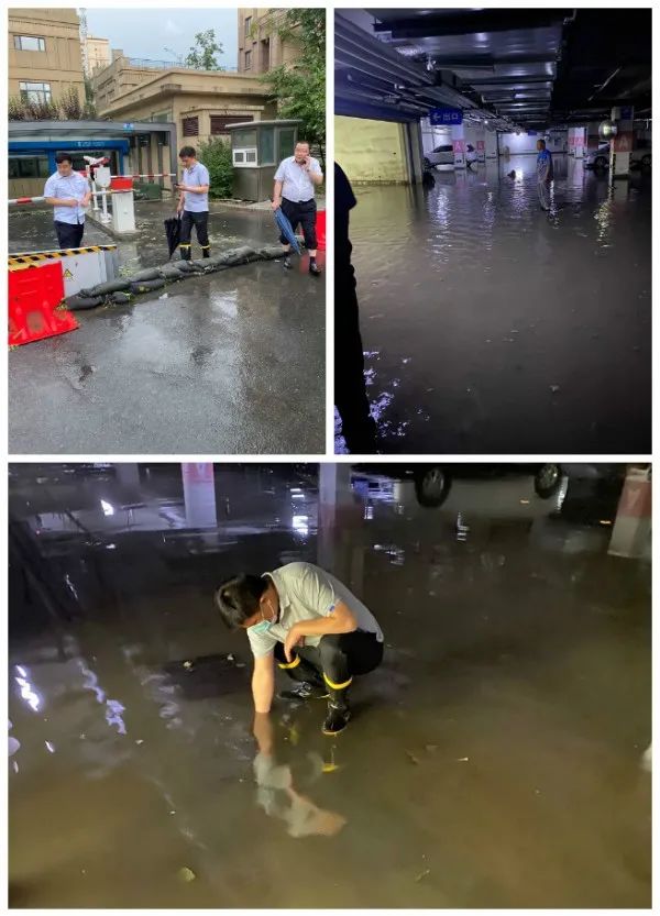 筑牢安全防线，鲁商物业快速反应消除雨水倒灌