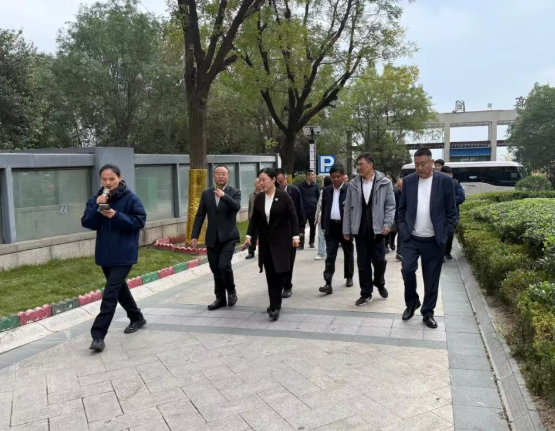 四川省眉山市委宣传部莅临鲁商服务菏泽凤凰城项目调研交流